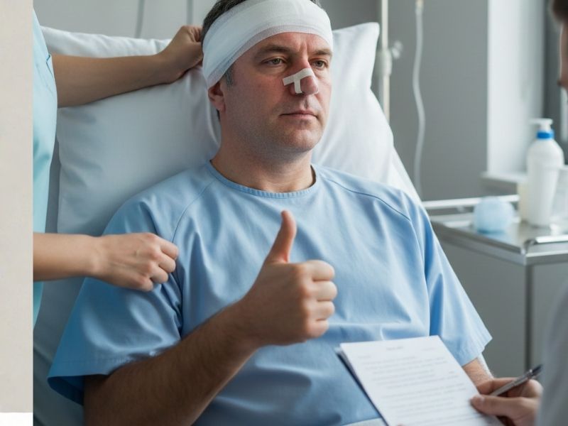 rinoplasti-ve-sac-ekimi-sonrasi